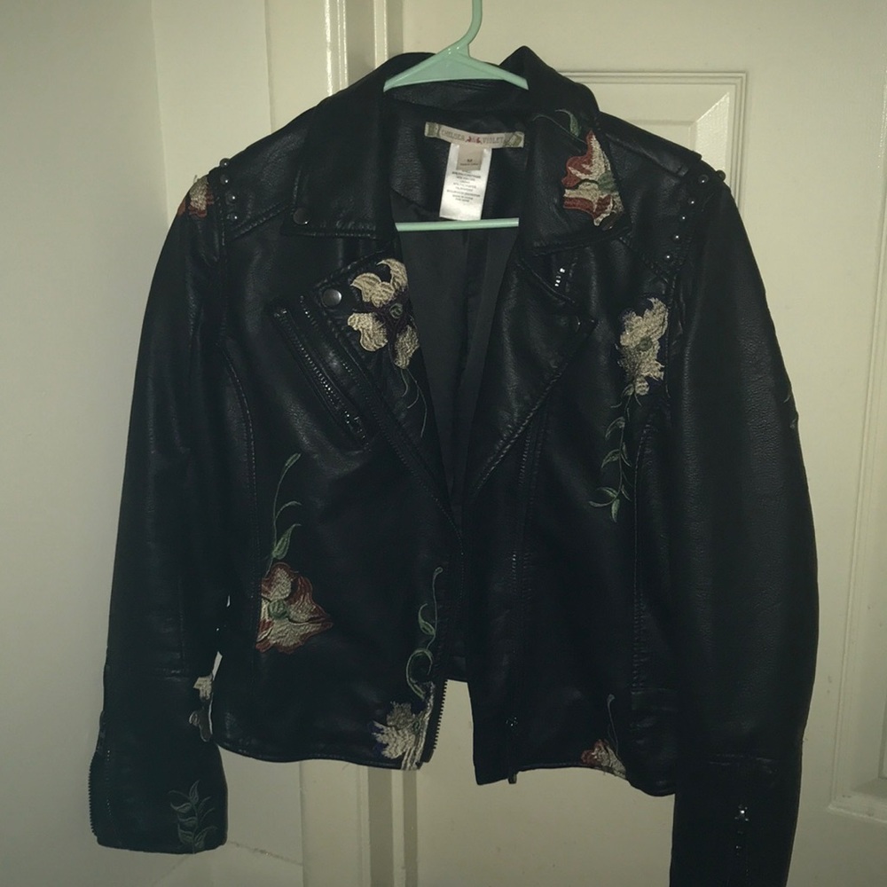 Chelsea and Violet Leather Jacket